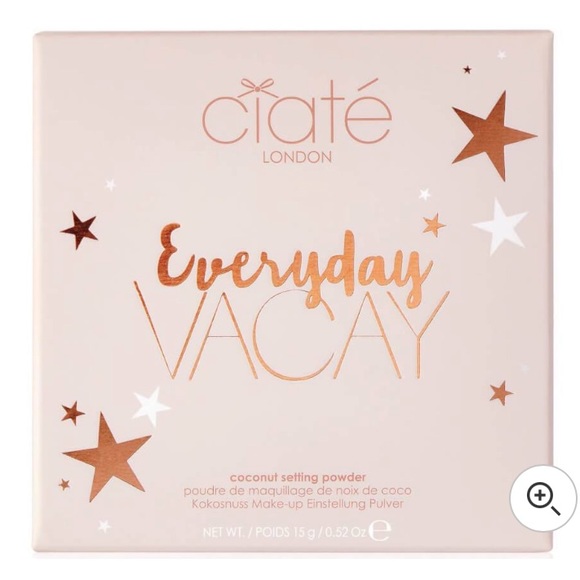 EVERYDAY VACAY SETTING POWDER” BY CIATE LONDON- IT SMELLS LIKE COCONUT! - Picture 3 of 7
